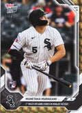 2026 Topps Now Munetaka Murakami #210 Foilfractor 1/1 1st Multi Home Run Game Comes in Rivalry Victory Chicago White Sox Rookie RC Baseball Card