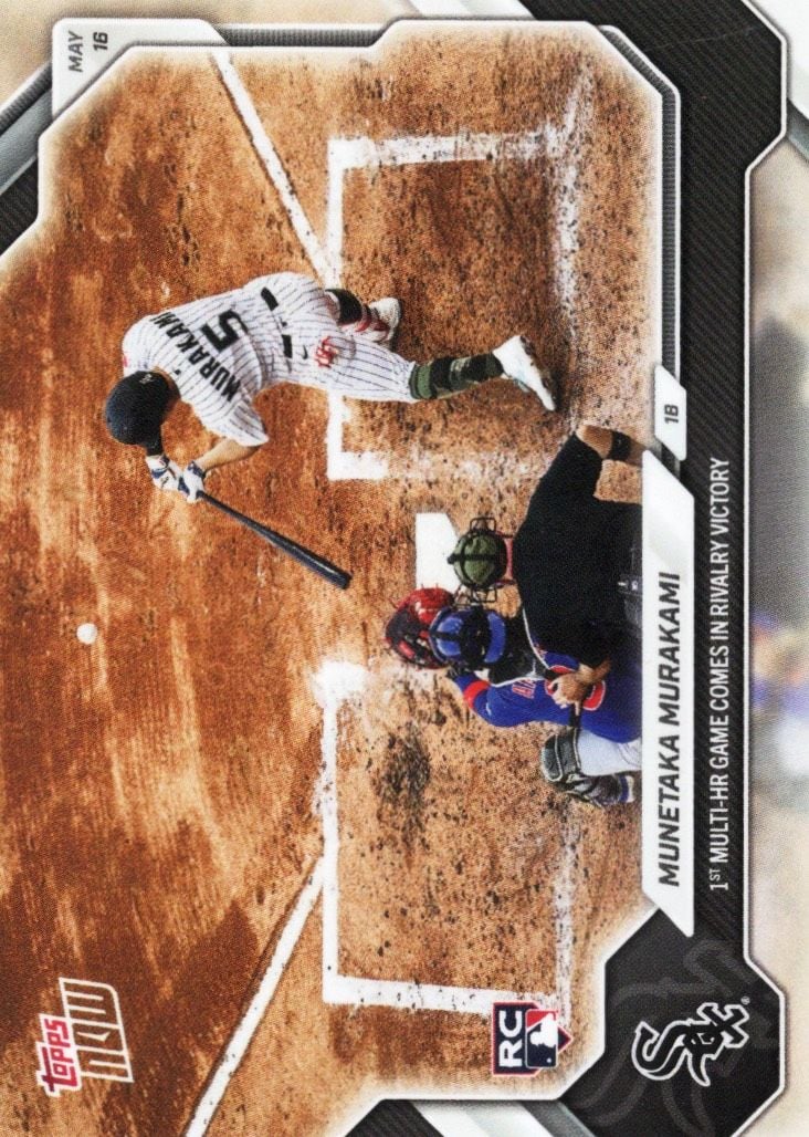 2026 Topps Now Munetaka Murakami #210SP 1st Multi Home Run Game Comes in Rivalry Victory Chicago White Sox Rookie RC Baseball Card