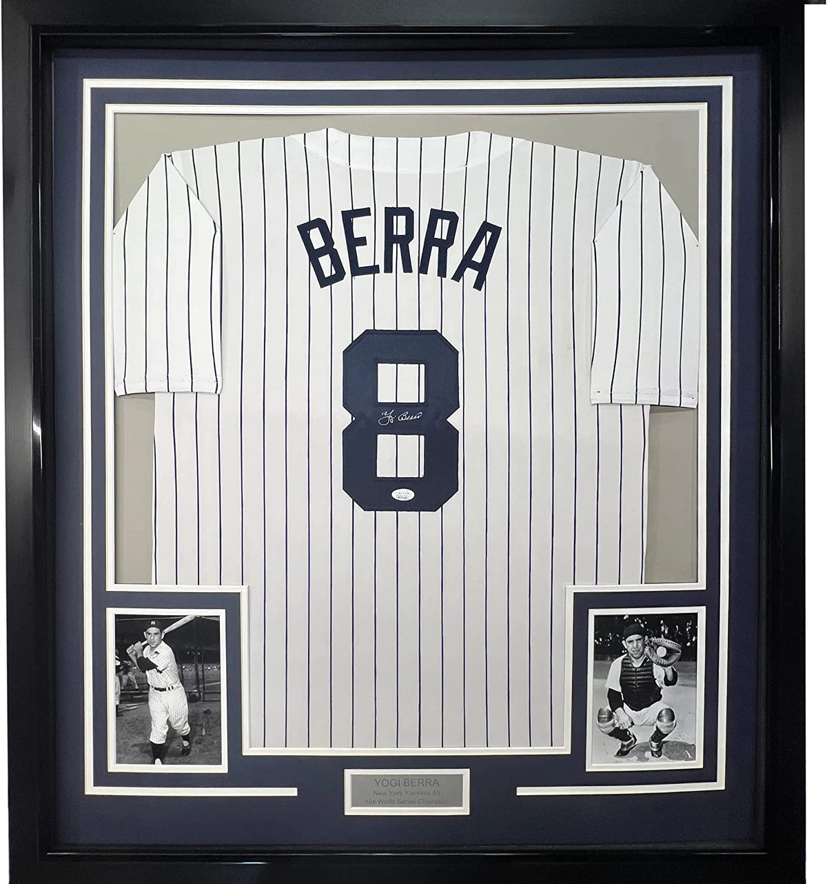 Framed Custom Frame Your Jersey 35x39 Professionally Framed & Matted Deluxe Framing with Photos Jersey Free Shipping