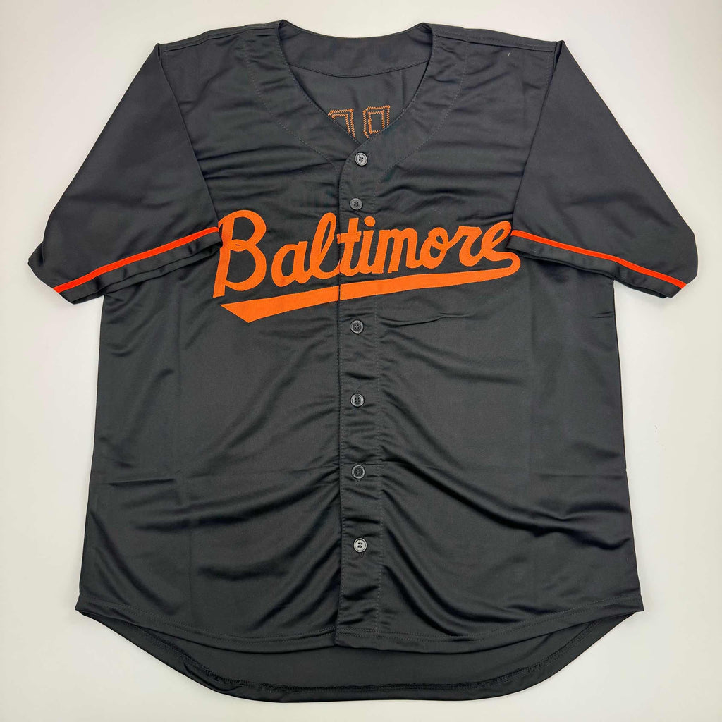 Autographed/Signed Vladimir Guerrero Baltimore Black Baseball Jersey JSA COA