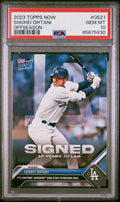 Graded 2023 Topps Now Shohei Ohtani #OS21 Offseason Baseball Card PSA 10 Gem Mint