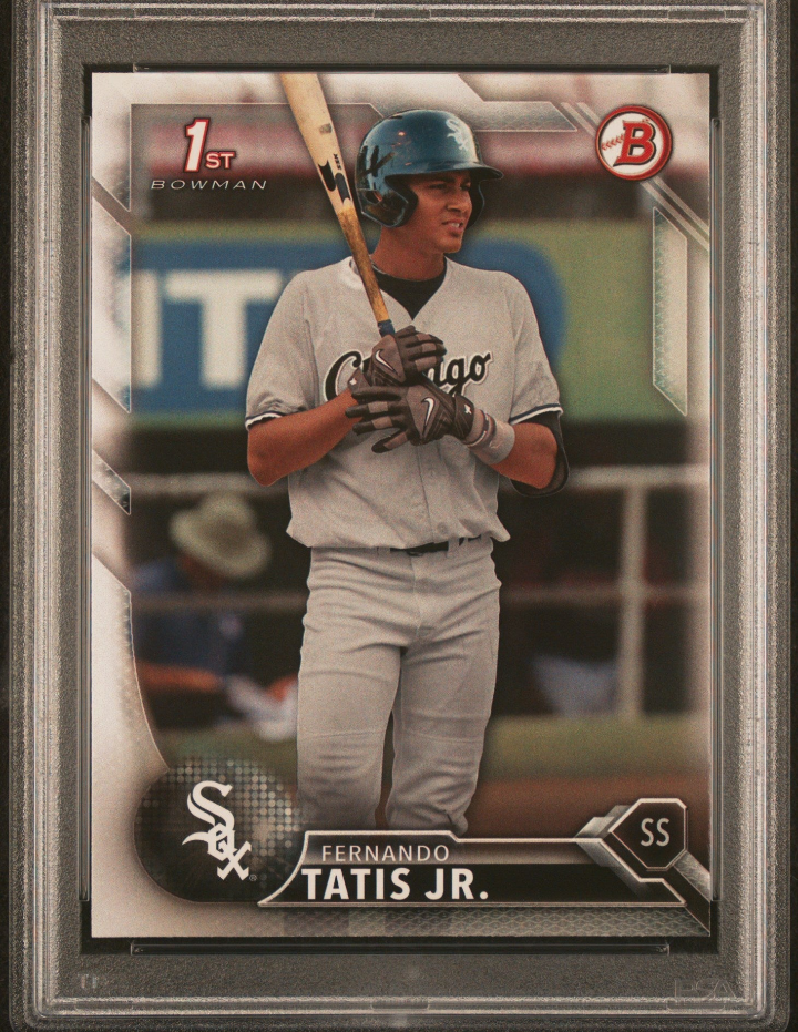 Graded 2016 Topps Bowman Prospects Fernando Tatis Jr. #BP17 Rookie RC Baseball Card PSA 10 Gem Mint